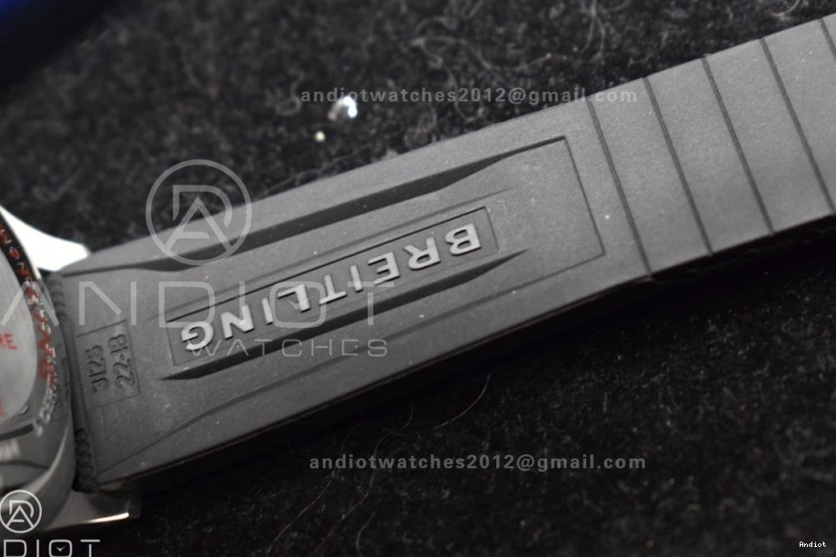 RG SuperOcean Best Strap 42 A2824 Automatic Black Rubber Edition Dial SS on Black BLSF 1:1 0211